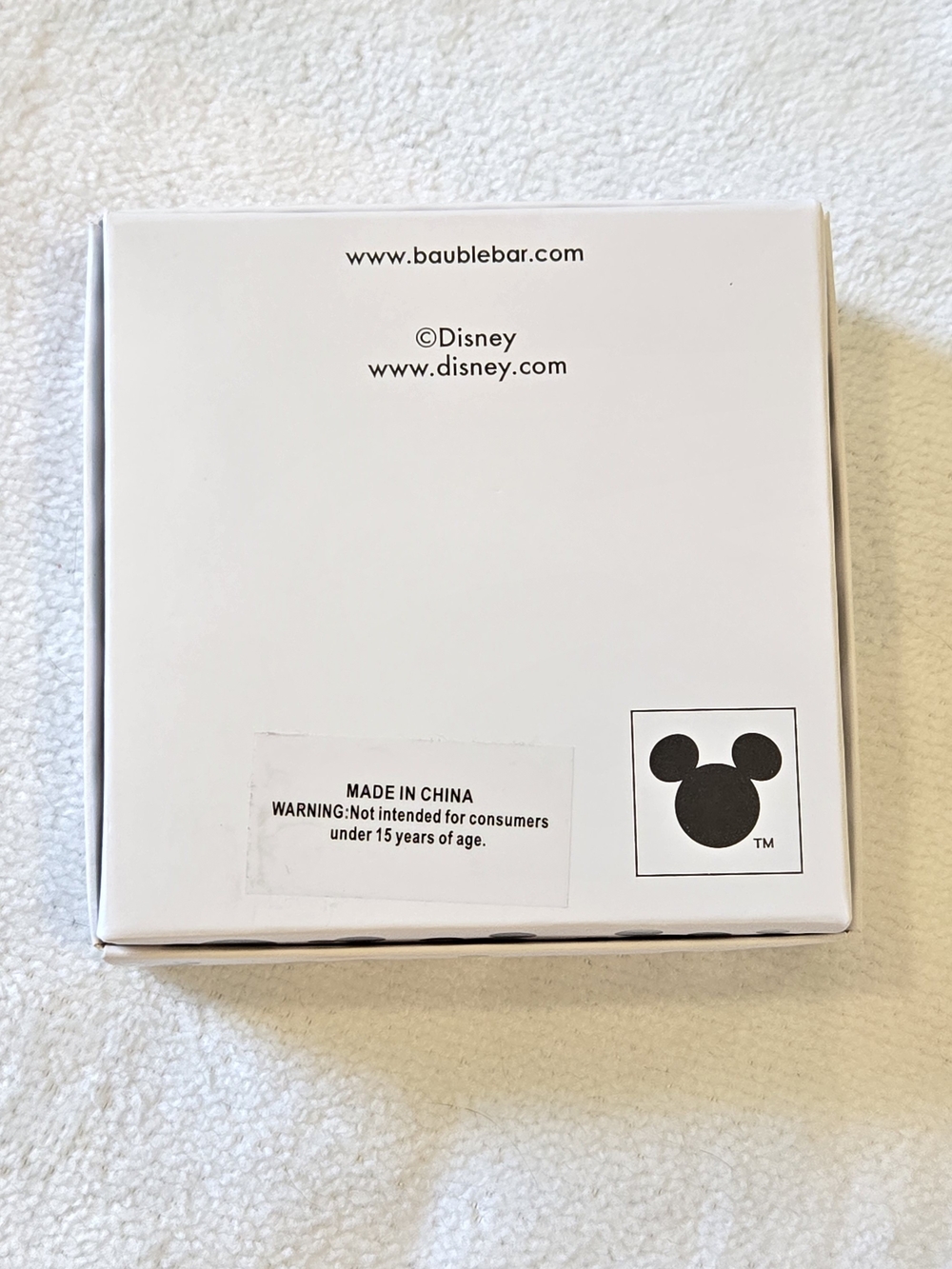BaubleBar X Disney NIB Rose Gold Mickey Studs with Multicolor Crystal Egg Drops - Picture 5 of 5